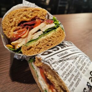 Sandwich med kylling/bacon